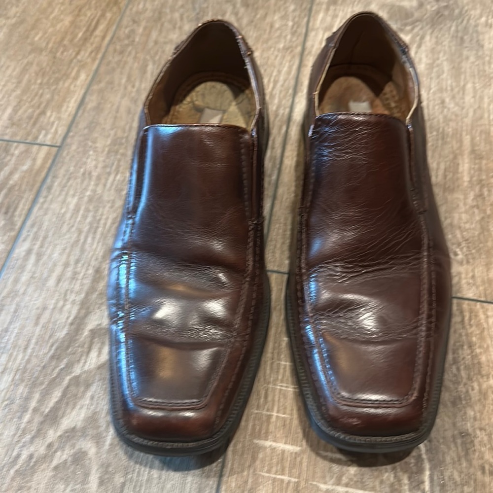 Joseph Abboud square toe brown
